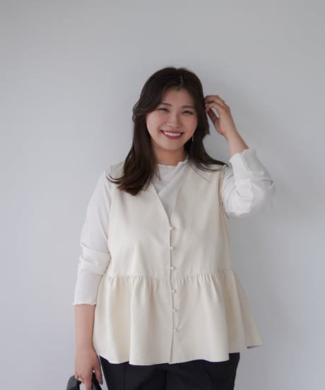 vest blouse｜アイボリー