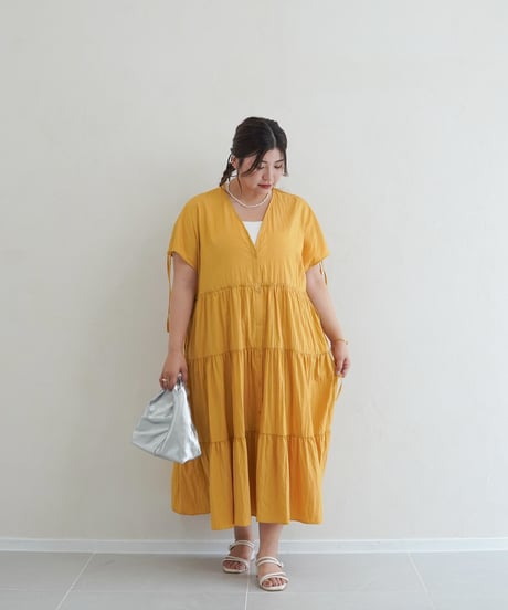 Tiered one-piece | マスタード