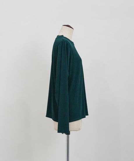 mini neck pullover | グリーン