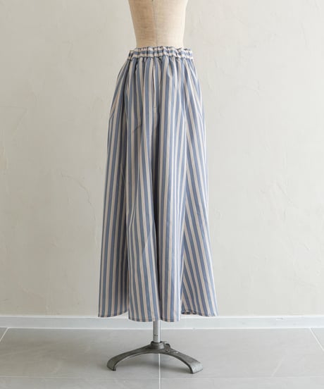 stripe skirt｜ブルー