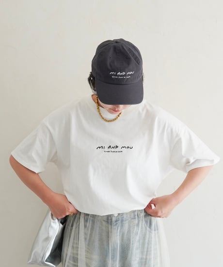 ロゴ刺繍Tシャツ｜size1