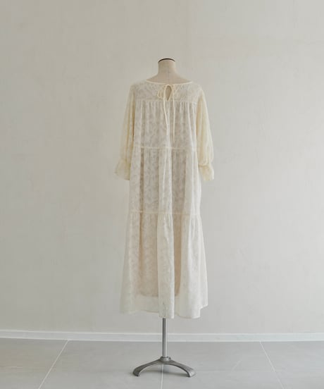 jacquard one-piece｜アイボリー