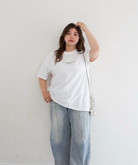 ロゴ刺繍Tシャツ｜size2