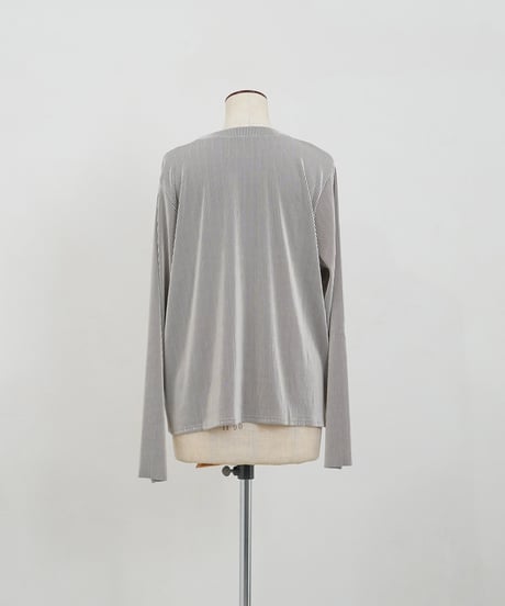 mini neck pullover | ストライプ