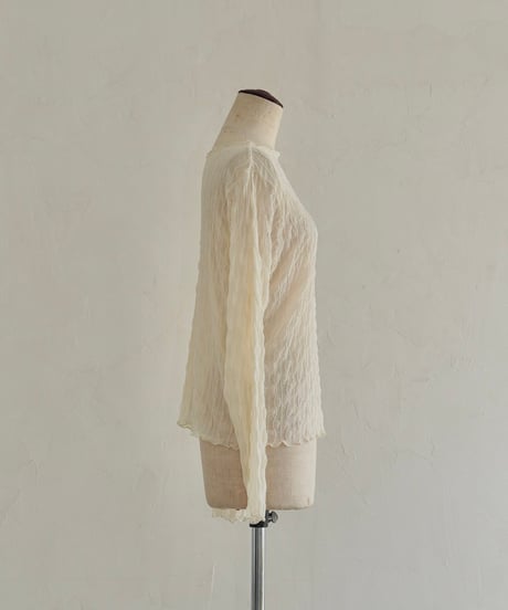 sheer pullover｜オフホワイト