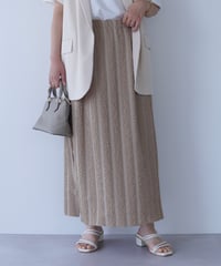 line tight skirt｜ベージュ