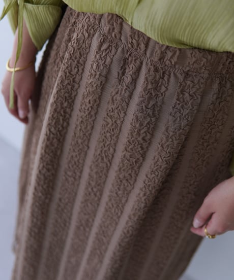 line tight skirt｜ブラウン
