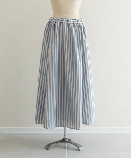 stripe skirt｜ブルー