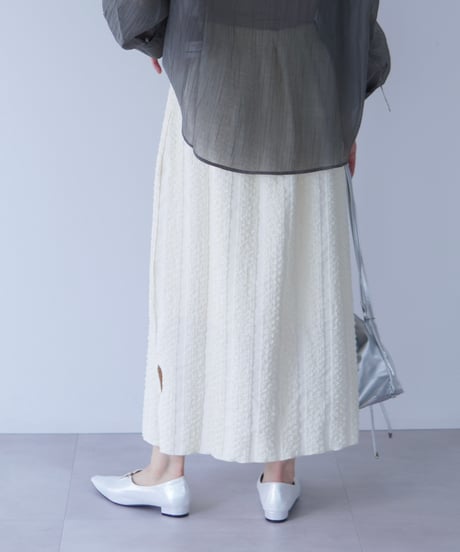 line tight skirt｜アイボリー