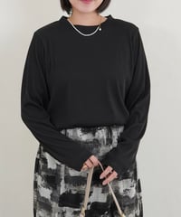 Asymmetric shirt | ピンク | MI AND MOU