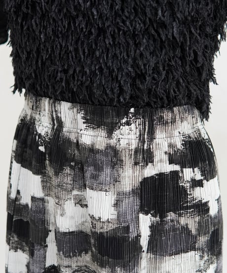 paint tight skirt｜ブラック