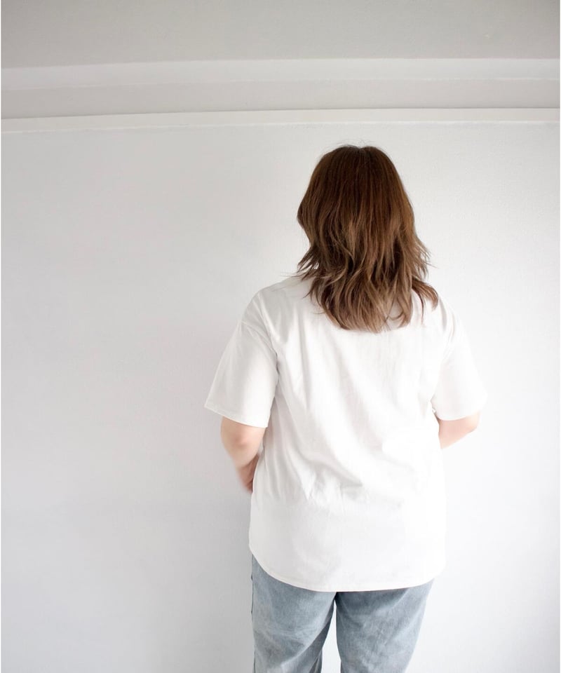 ロゴ刺繍Tシャツ|size1 | MI AND MOU ロゴ刺繍Tシャツ|size1 | MI AND MOU
