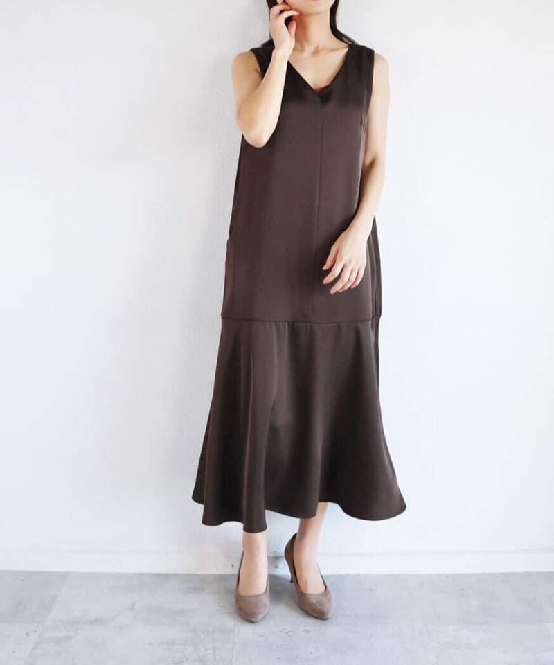 size1/ワンピース【ブラウン】 | MI AND MOU 