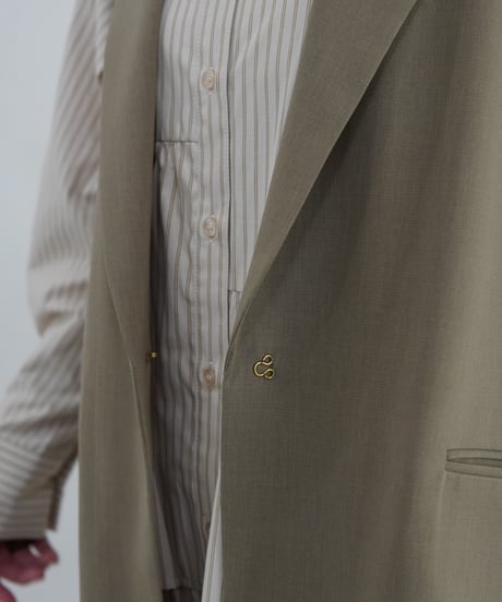 vest jacket | カーキ