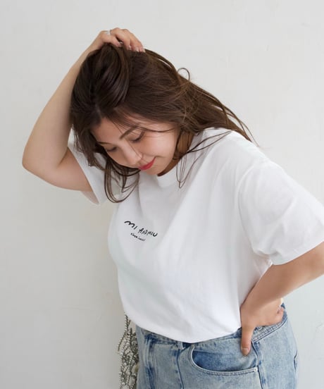 ロゴ刺繍Tシャツ｜size2