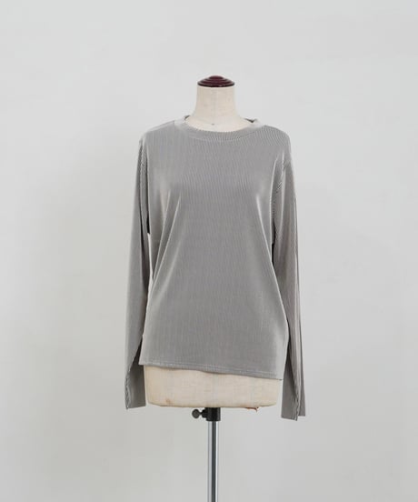 mini neck pullover | ストライプ