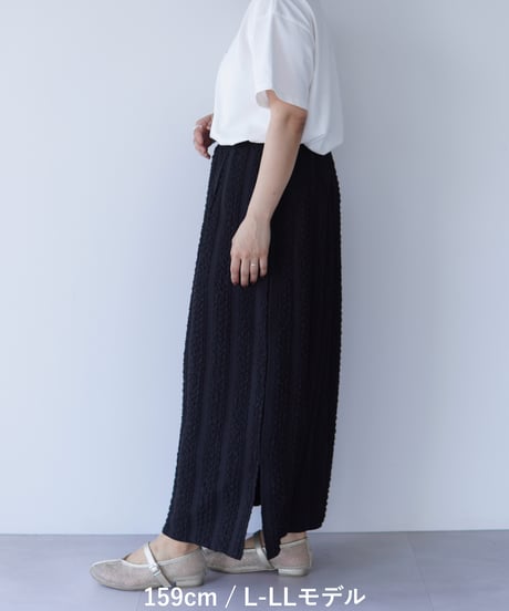 line tight skirt｜ブラック