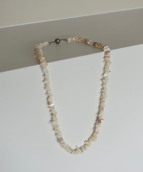 【受注】shell stone necklace
