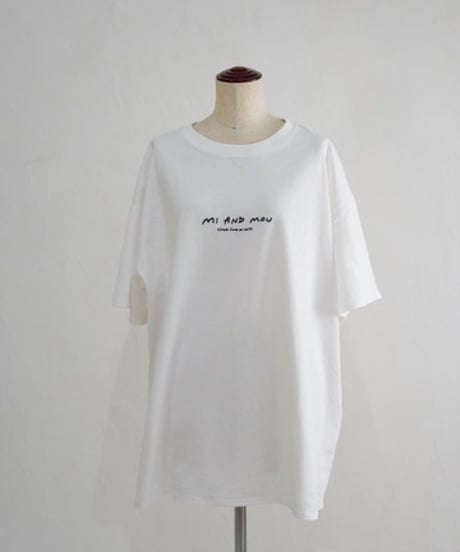 ロゴ刺繍Tシャツ｜size1