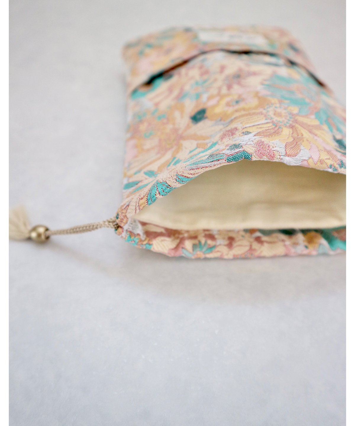 handmade pouch | 花柄 | MI AND MOU