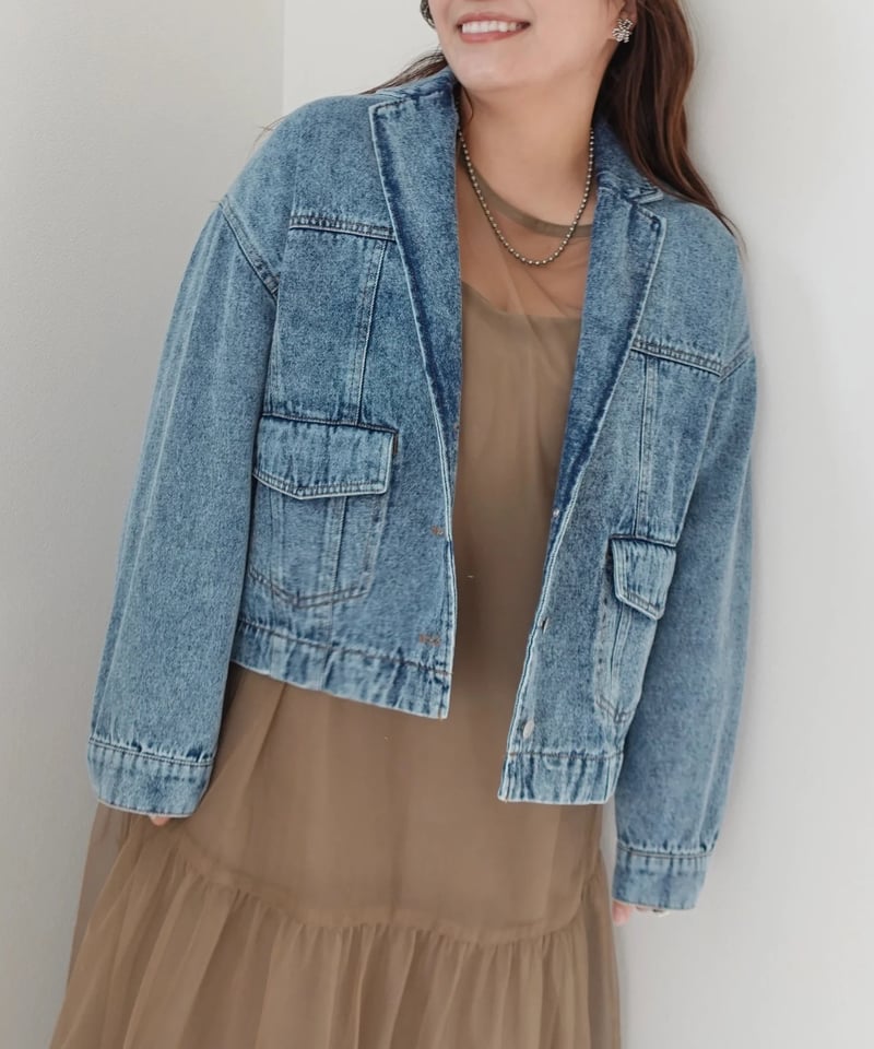 mi and mou tailored denim jacket ジャケット mi and mou tailored denim jacket ジャケット