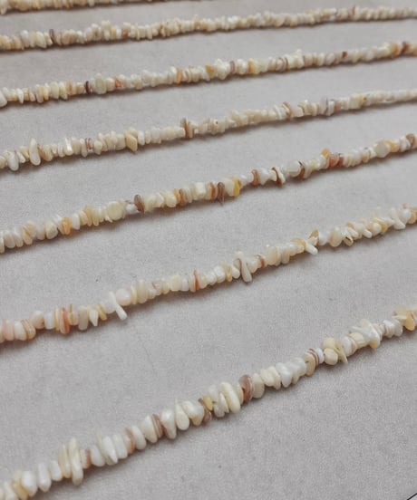 【受注】shell stone necklace