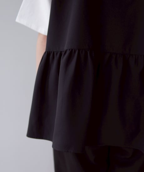 vest blouse｜ブラック