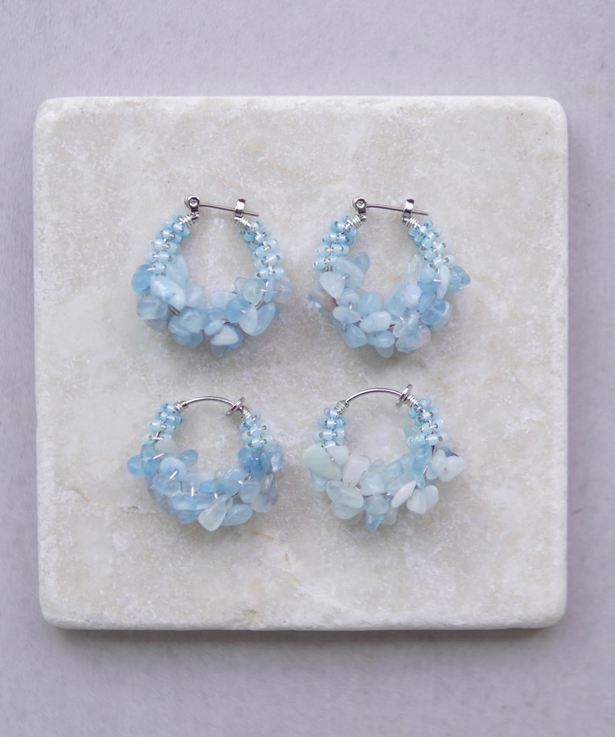 My color hoops | アクアマリン | MI AND MOU