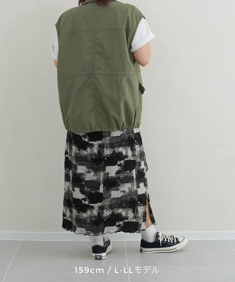 paint tight skirt｜ブラック