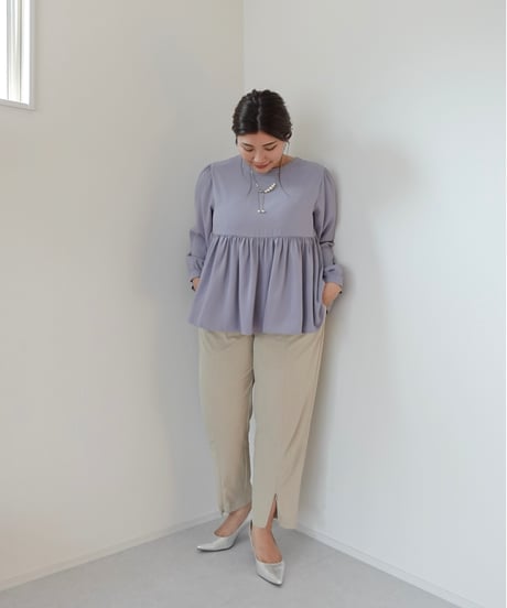 2way peplum blouse｜ラベンダー