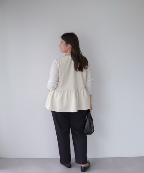 vest blouse｜アイボリー