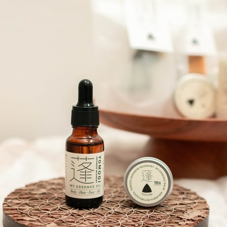 よもぎオイル20ml&よもぎバーム10g お試しセット