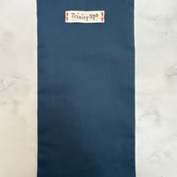 よもぎ玄米アイピロー　コットンリネンカバー付き　夜空ネイビー【月と星の刺繍入り】