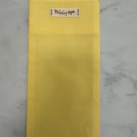 よもぎ玄米アイピロー　コットンカバー付き　レモンイエロー【月と星の刺繍入り】