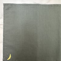 よもぎ玄米カイロ　コットンリネンカバー付き【月と星の刺繍】カーキグレー