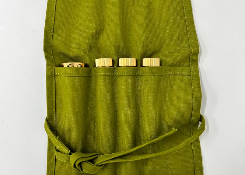 真鍮削り出しの火吹き棒火樂 KAGURA 【収納袋とメンテ用クロス】付き