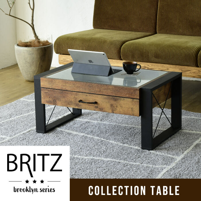 ローテーブル 収納 センターテーブル ガラス リビングテーブル