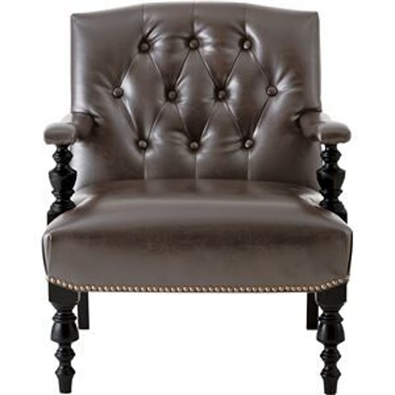 北欧風 パーソナルチェア/リビングチェア 【ブラウン】 幅68cm スチール 北欧風 パーソナルチェア/リビングチェア 【ブラウン】 幅68cm スチール