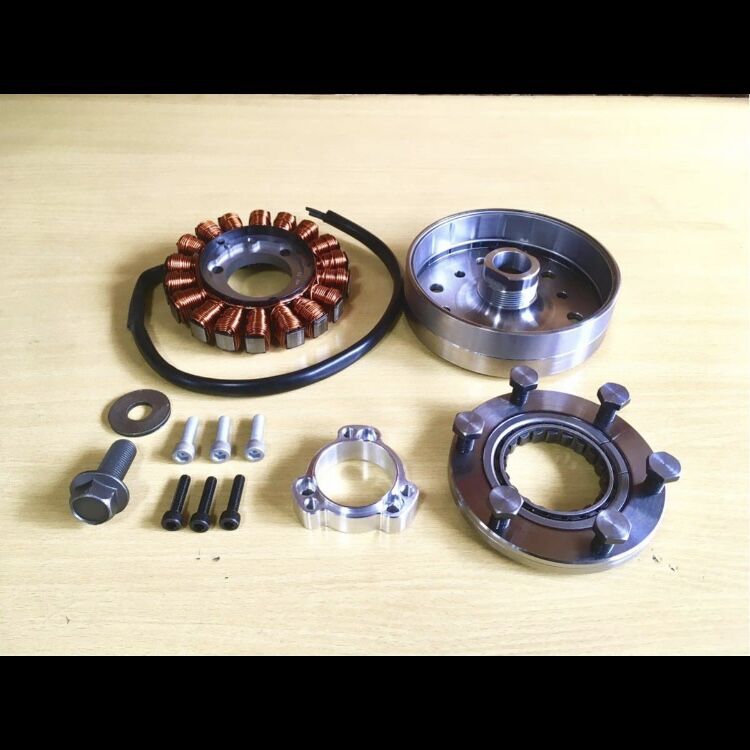 オーダー専用 Z1000mk2/Z750FX1系用薄型ジェネレーターKIT カット溶接カバー付