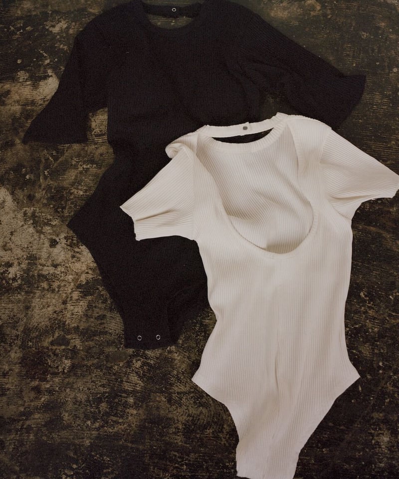 Cotton rib body suit〈23S-TZBS-01〉 | TANZ online