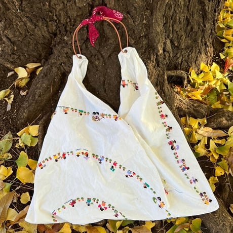 redad madagascar embroidery azuma bag【Lsize】