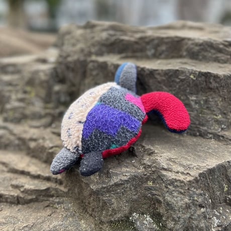redad patchwork soft toy Turtle (fleece)