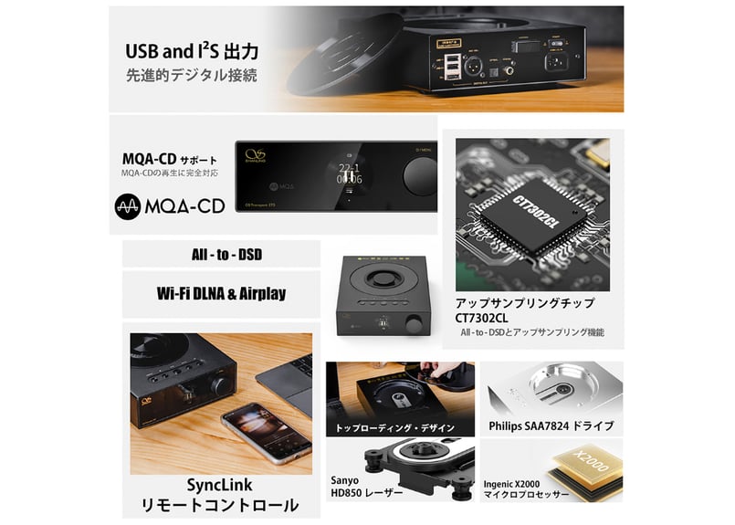 SHANLING ET3 デジタルトランスポートCDプレーヤー【ブラック SHANLING ET3 デジタルトランスポートCDプレーヤー【ブラック