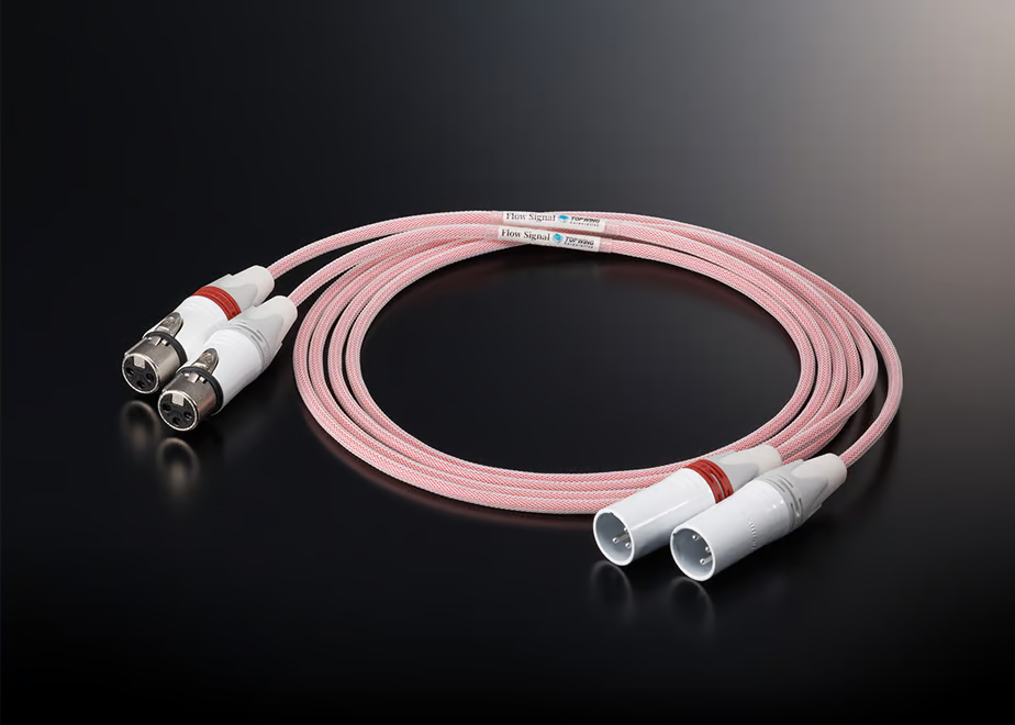 受注生産・納期1か月】TOP WING Flow Signal XLRケーブルペア