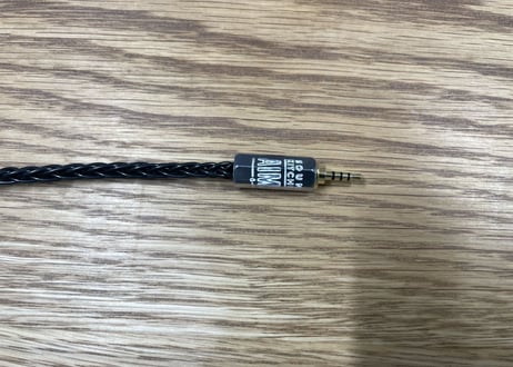 AIMS BLACK BACK イヤホンリケーブル IEM2pin 120cm