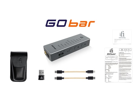 iFi audio GO bar 高音質スティック型USB-DACアンプ【Bi-Wings SHOP限定アタッチメント付】