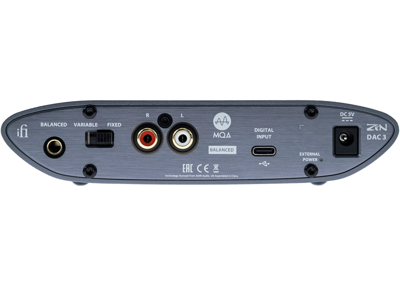 iFi audio ZEN DAC 3 DSD512/PCM768/MQAフルデコード対応US