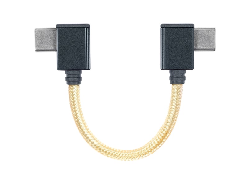 iFi audio 90° TYPE-C OTG CABLE オーディオ用L型USBケーブル