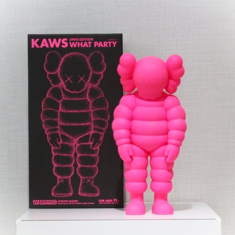 KAWS　「WHAT PARTY　ピンク」