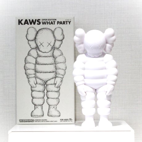 KAWS　「WHAT PARTY　白」